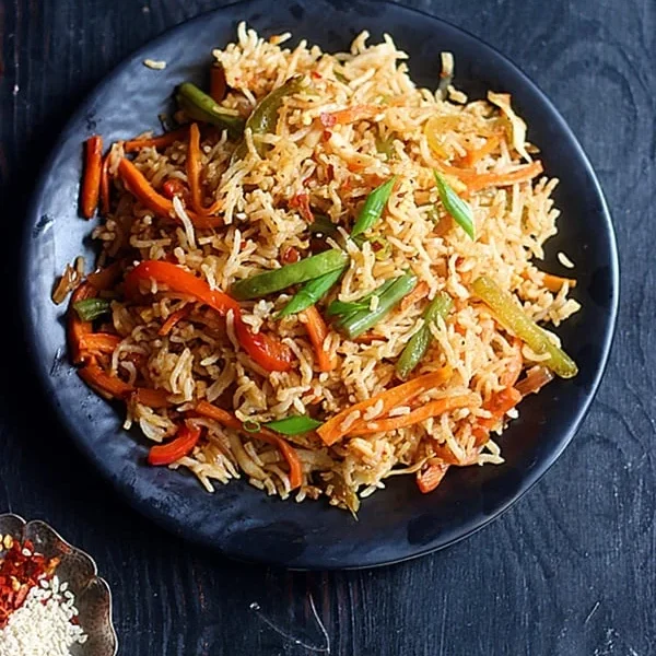 Schezwan Veg Fried Rice